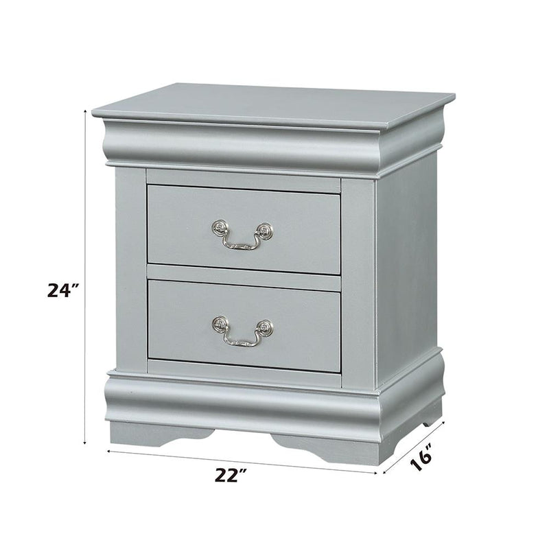 Calgary Furniture Emporium Louis Philippe III 2-Drawer Nightstand 26703 IMAGE 10