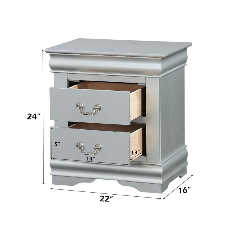 Calgary Furniture Emporium Louis Philippe III 2-Drawer Nightstand 26703 IMAGE 12
