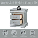 Calgary Furniture Emporium Louis Philippe III 2-Drawer Nightstand 26703 IMAGE 13