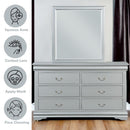 Calgary Furniture Emporium Louis Philippe III Dresser Mirror 26704 IMAGE 12