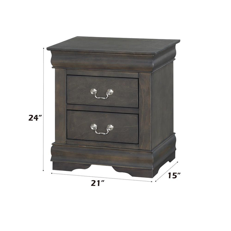 Calgary Furniture Emporium Louis Philippe 2-Drawer Nightstand 26793 IMAGE 8