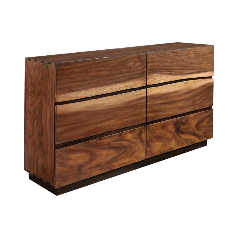 Coaster Furniture Winslow 223253 6-Drawer Dresser - Smokey Walnut IMAGE 1