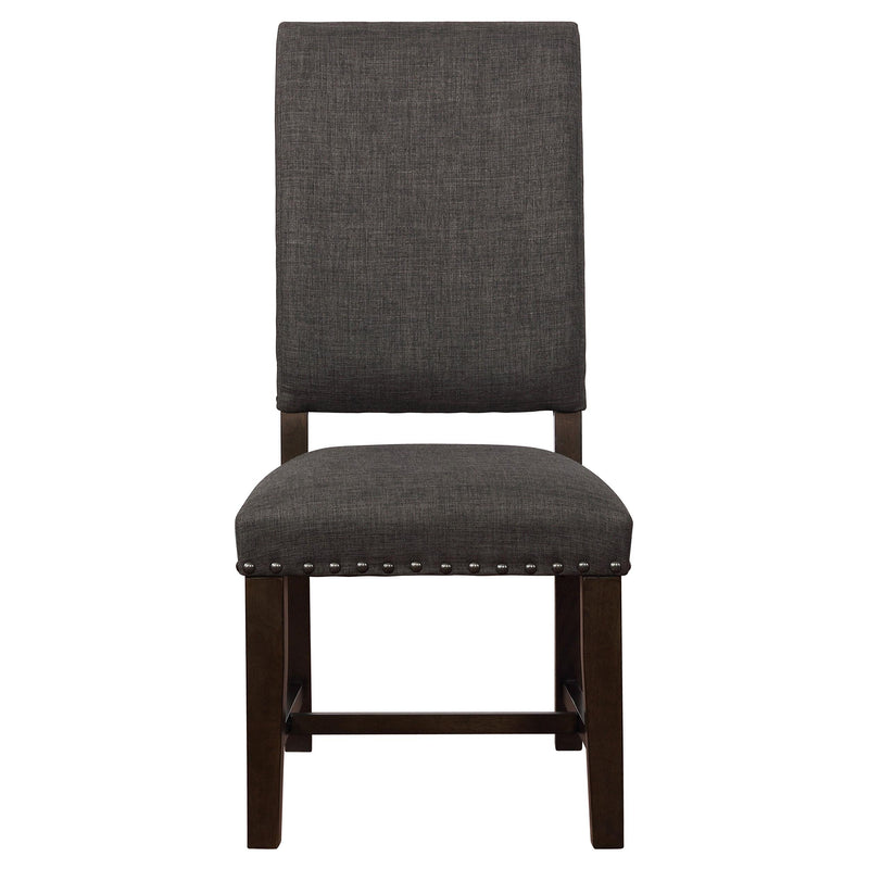 Coaster Furniture Twain 109142 Upholstered Dining Side Chair - Warm Grey IMAGE 3