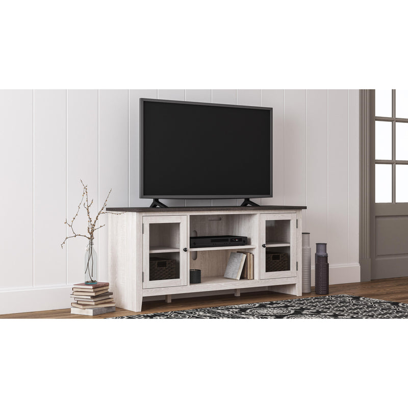 Signature Design by Ashley Dorrinson W287-68 Large TV Stand with Fireplace Option IMAGE 6
