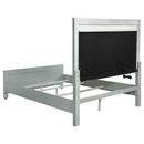 Coaster Furniture Gunnison 223211Q Wood Queen LED Panel Bed - Silver Metallic IMAGE 3