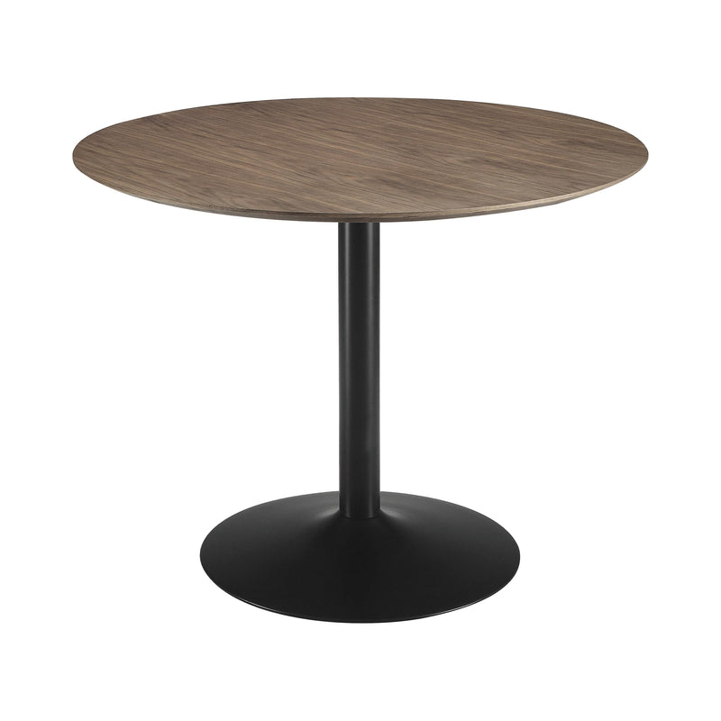 Coaster Furniture Cora 110280 Round 40-inch Wood Top Dining Table - Brown Walnut IMAGE 1