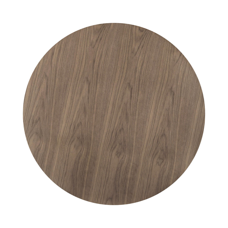 Coaster Furniture Cora 110280 Round 40-inch Wood Top Dining Table - Brown Walnut IMAGE 2