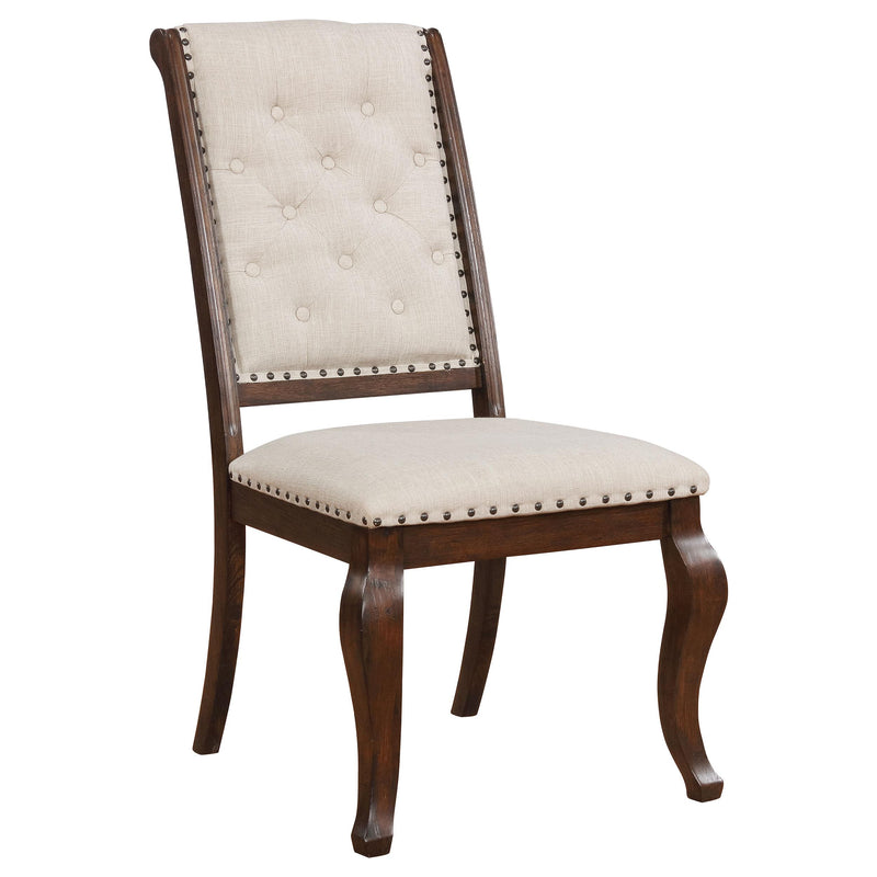 Coaster Furniture Brockway 110312 Upholstered Dining Chair - Barley Java IMAGE 1