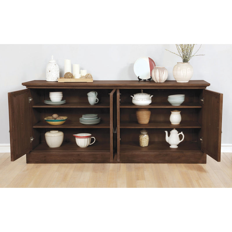 Coaster Furniture Brockway 110315 4-door Dining Sideboard Buffet Cabinet - Antique Java IMAGE 2