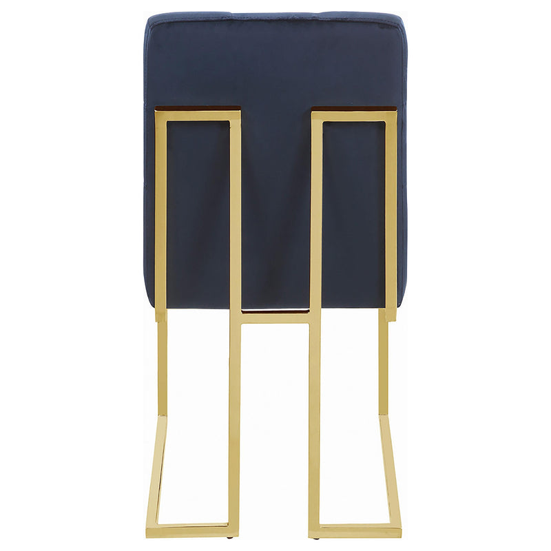 Coaster Furniture Cisco 192493 Velvet Upholstered Dining Side Chair - Gold IMAGE 6