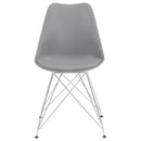 Coaster Furniture Juniper 110262 Polypropylene Dining Side Chair - Grey IMAGE 2