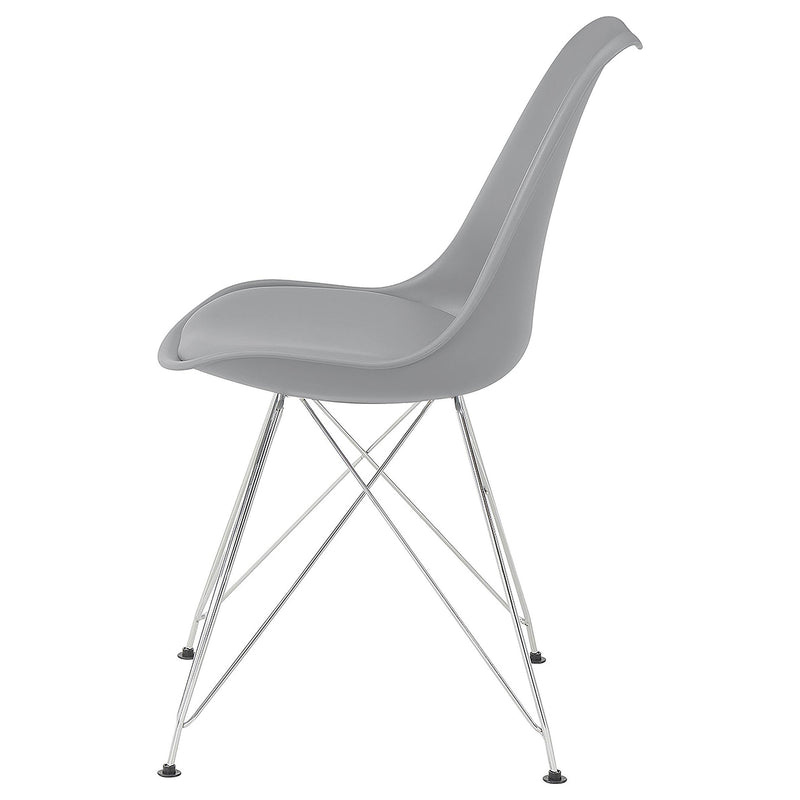 Coaster Furniture Juniper 110262 Polypropylene Dining Side Chair - Grey IMAGE 4