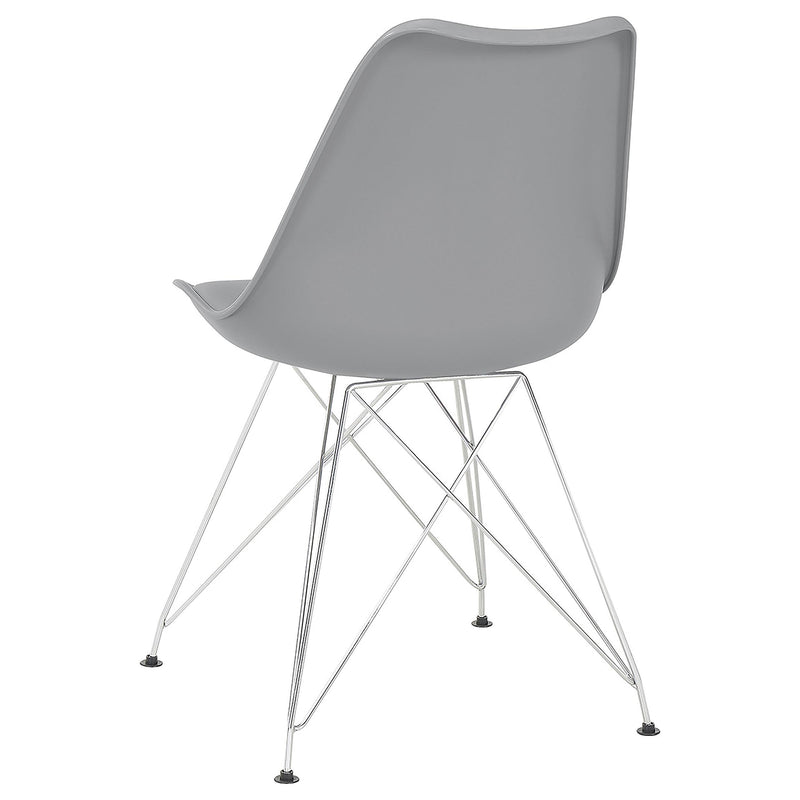 Coaster Furniture Juniper 110262 Polypropylene Dining Side Chair - Grey IMAGE 5
