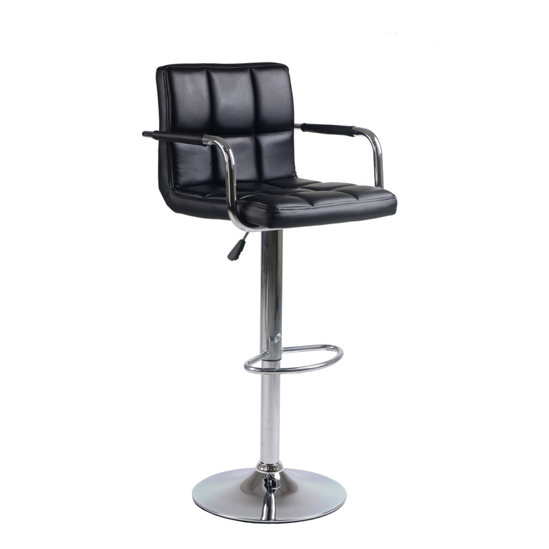 IFDC Adjustable Height Stool ST 7730-BK IMAGE 1