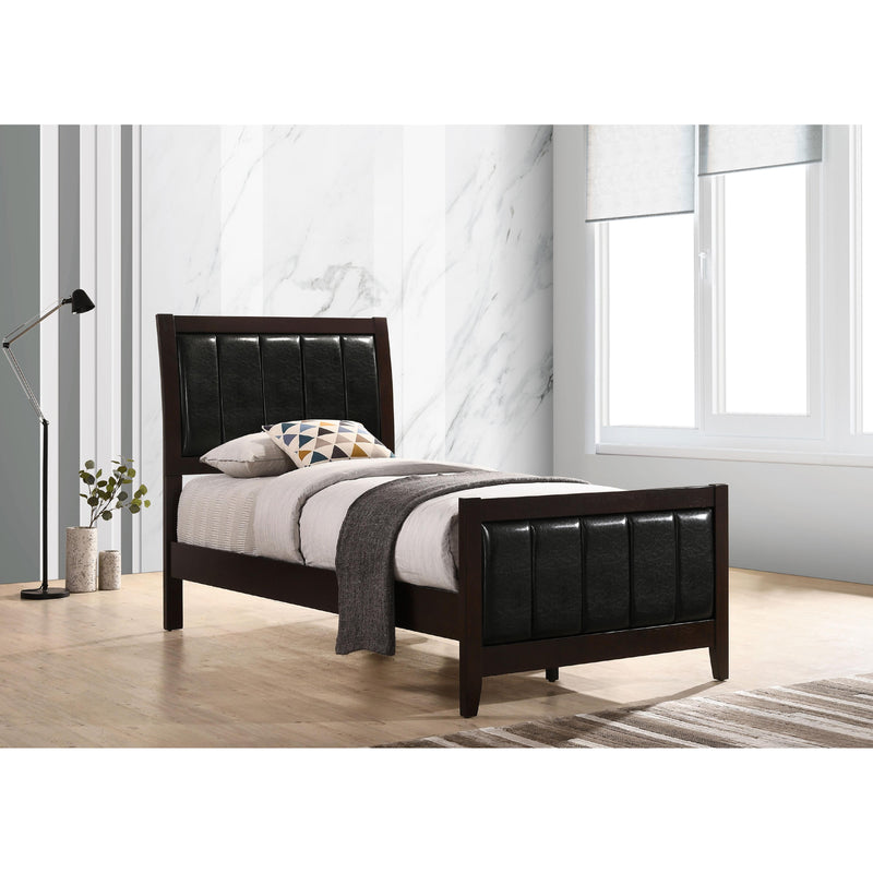 Coaster Furniture Carlton 202091T Wood Twin Panel Bed - Cappuccino IMAGE 4