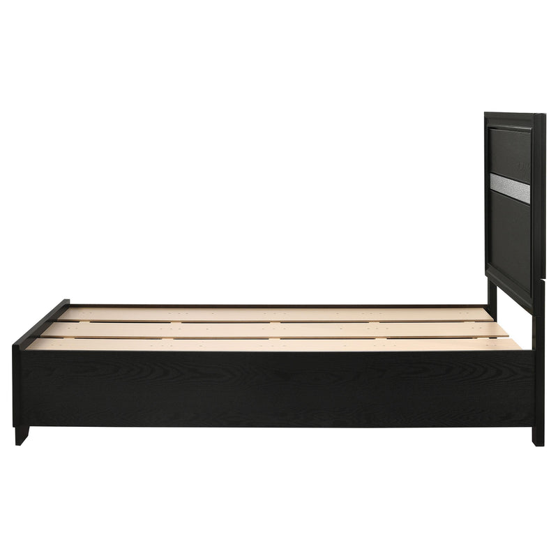 Coaster Furniture Miranda 206361T 51-inch Wood Twin Storage Panel Bed - Black IMAGE 5