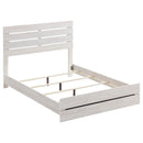 Coaster Furniture Brantford 207051Q Wood Queen Panel Bed - Coastal White IMAGE 1