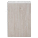 Coaster Furniture Brantford 207052 2-Drawer Nightstand - Coastal White IMAGE 4