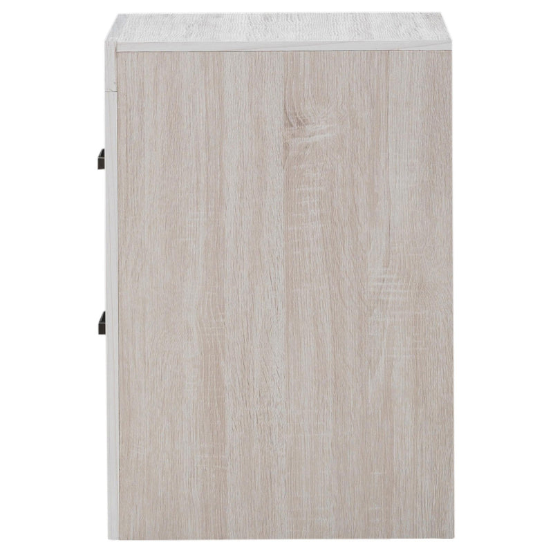 Coaster Furniture Brantford 207052 2-Drawer Nightstand - Coastal White IMAGE 4