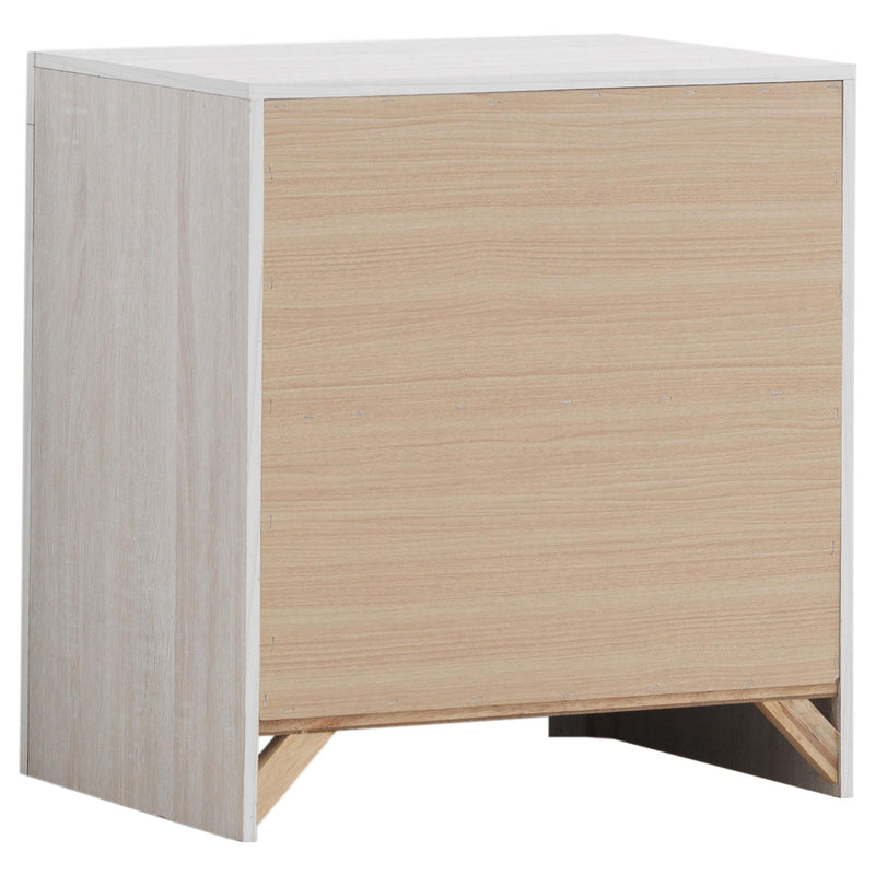 Coaster Furniture Brantford 207052 2-Drawer Nightstand - Coastal White IMAGE 5