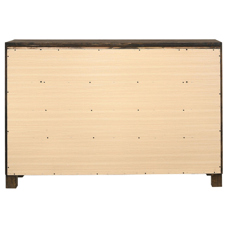 Coaster Furniture Woodmont 222633 8-Drawer Dresser - Rustic Golden Brown IMAGE 6