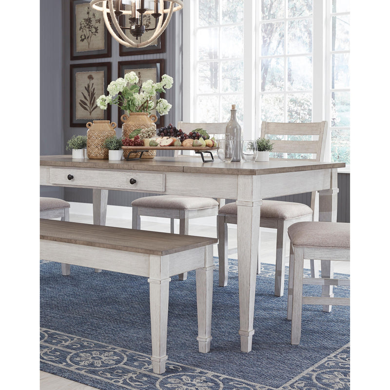 Signature Design by Ashley Skempton D394-25 Rectangular Dining Room Table with Storage IMAGE 9