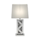 Coaster Furniture Carmen 920141 32-inch Tapered Shade Mirrored Table Lamp - Silver IMAGE 4