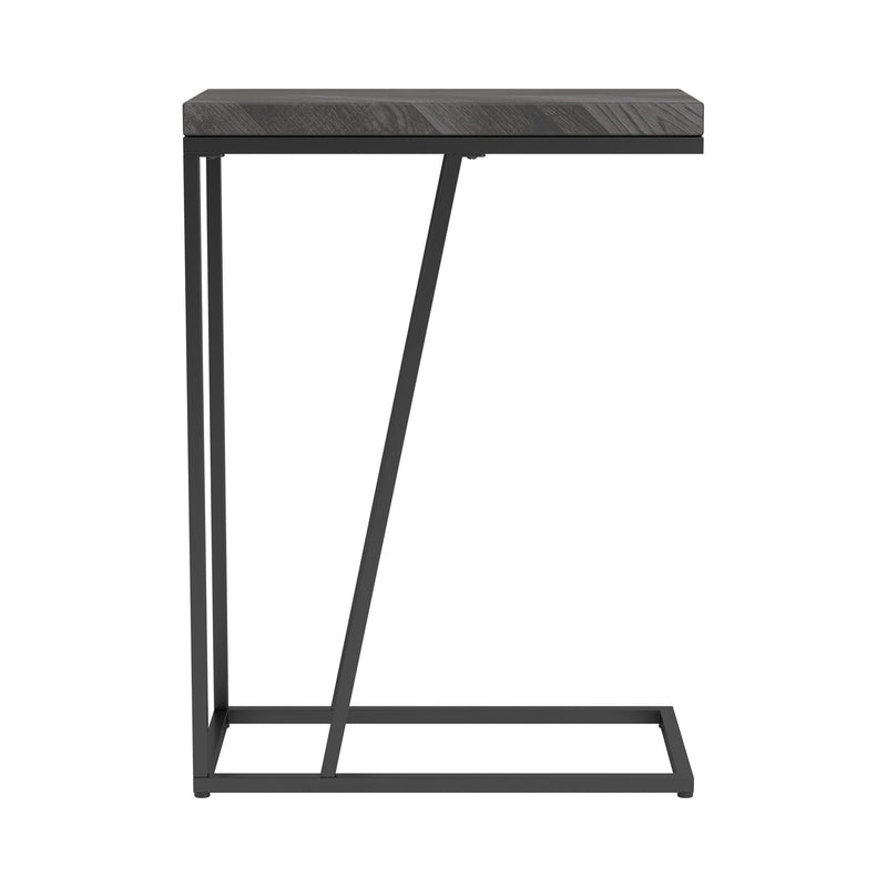 Coaster Furniture Sergio 931146 Engineered Wood C-Shaped Sofa Side Table - Rustic Grey IMAGE 3