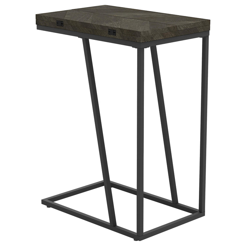 Coaster Furniture Carly 931156 Expandable Engineered Wood C-Shaped Side Table - Grey IMAGE 6