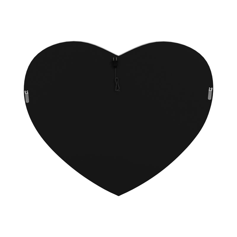 Coaster Furniture Aiko 961535 36 x 30 Inch Heart Shaped LED Light Wall Mirror - Silver IMAGE 6