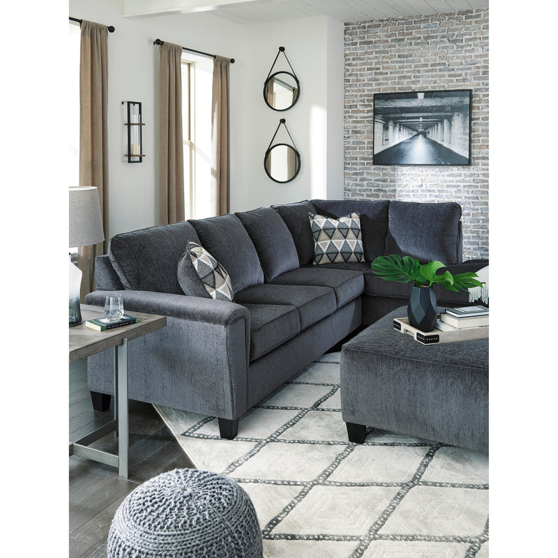 Signature Design by Ashley Abinger 83905S4 2 pc Sleeper Sectional with Chaise IMAGE 6