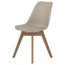 Coaster Furniture Caballo 110152 Polypropylene Dining Side Chair - Tan IMAGE 3