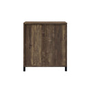 Coaster Furniture Arlington 182852 Sliding Door Home Bar Wine Cabinet - Rustic Oak IMAGE 5