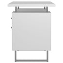 Coaster Furniture Lawtey 803521 60-inch 2-Drawer Computer Desk - White High Gloss IMAGE 6