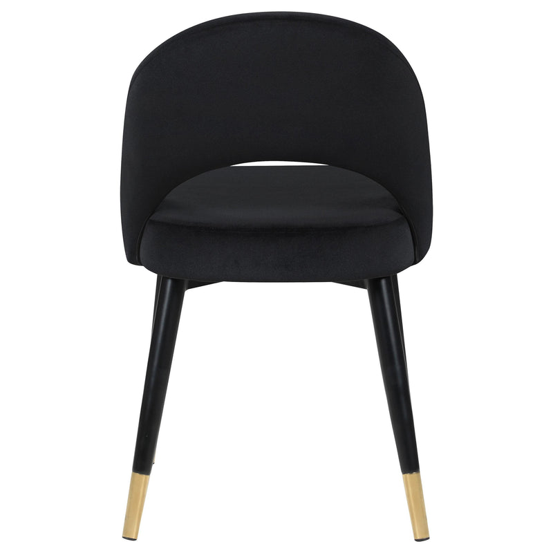 Coaster Furniture Lindsey 193562 Upholstered Dining Side Chair - Black IMAGE 6