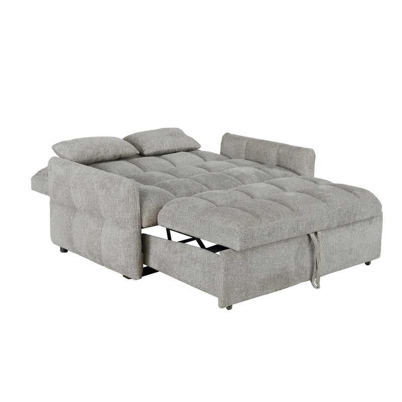 Coaster Furniture Cotswold 508307 Upholstered Convertible Sleeper Sofa Bed - Light Grey IMAGE 3