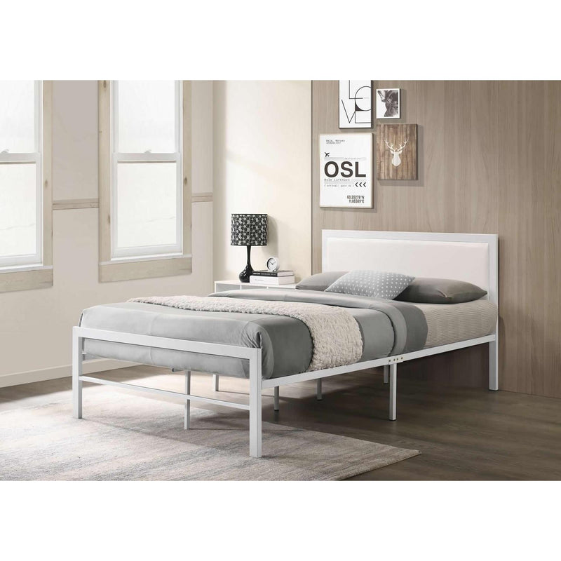 IFDC Twin Upholstered Platform Bed IF-142W-39 IMAGE 2