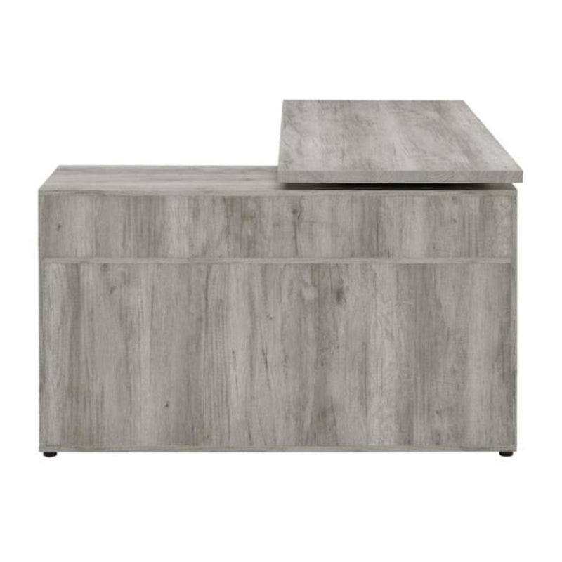 Coaster Furniture Hertford 804462 59-inch L-Shape Computer Desk - Grey Driftwood IMAGE 7