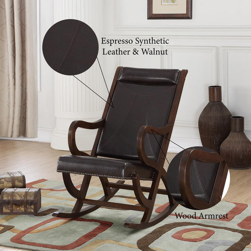 Calgary Furniture Emporium Triton Rocking Wood Chair 59535 IMAGE 3