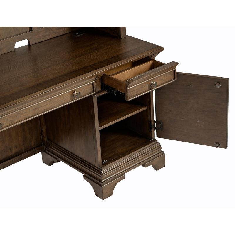 Coaster Furniture Hartshill 881282 66-inch 5-Drawer Credenza Office Desk - Burnish Oak IMAGE 14