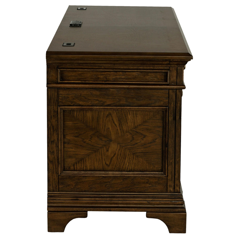 Coaster Furniture Hartshill 881282 66-inch 5-Drawer Credenza Office Desk - Burnish Oak IMAGE 7