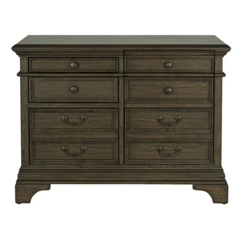 Coaster Furniture Hartshill 881284 5-Drawer Home Office File Cabinet - Burnished Oak IMAGE 2