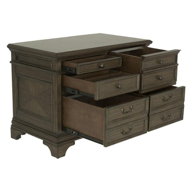Coaster Furniture Hartshill 881284 5-Drawer Home Office File Cabinet - Burnished Oak IMAGE 4