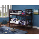 IFDC B 101 - E Single/Single Bunk Bed - Espresso IMAGE 1