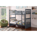 IFDC B 121-G/B-DR-G Bunk Bed with 2 Drawers - Grey IMAGE 1