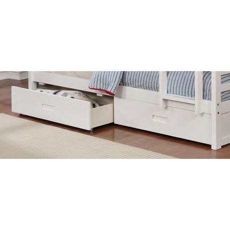 IFDC Kids Beds Bunk Bed B 121-W/B-DR-W IMAGE 2