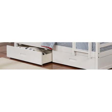 IFDC Kids Beds Bunk Bed B 123-W/B-DR-W IMAGE 2
