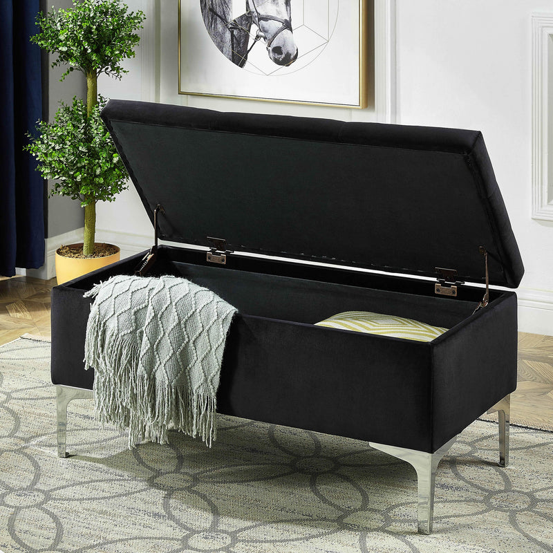 IFDC IF 6256 Storage Bench - Black IMAGE 2