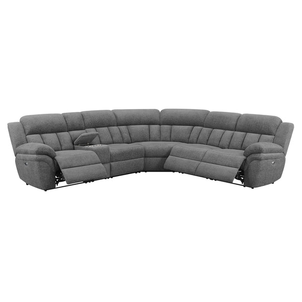 Coaster Furniture Bahrain 609540P 6 pc Power Reclining Sectional IMAGE 1