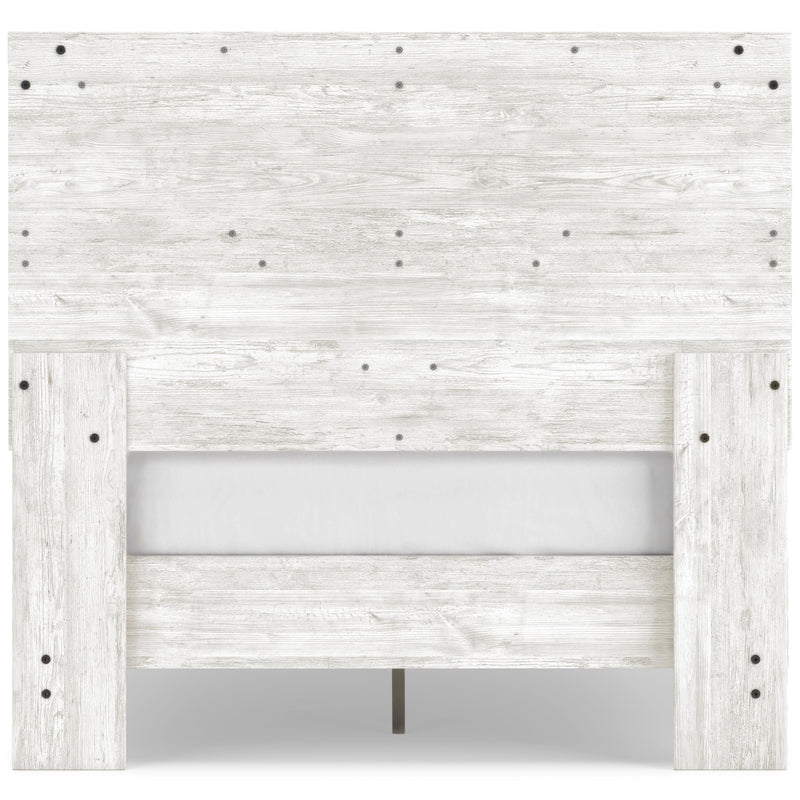  Signature Design by Ashley Shawburn EB4121B2 Full Crossbuck Panel Platform Bed IMAGE 4